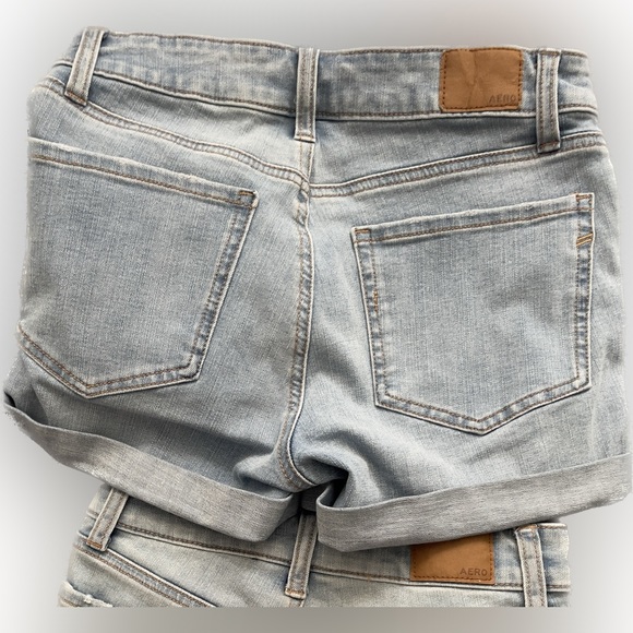 3 pairs of Aero shorts 2,4,4. One NWT. 2 NWOT. - Picture 5 of 6